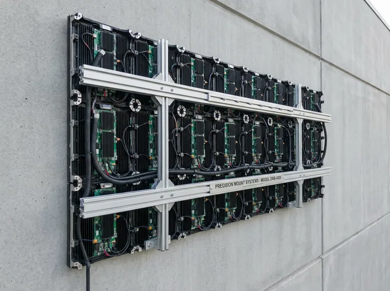 LED Display Wandmontage Konstruktion
